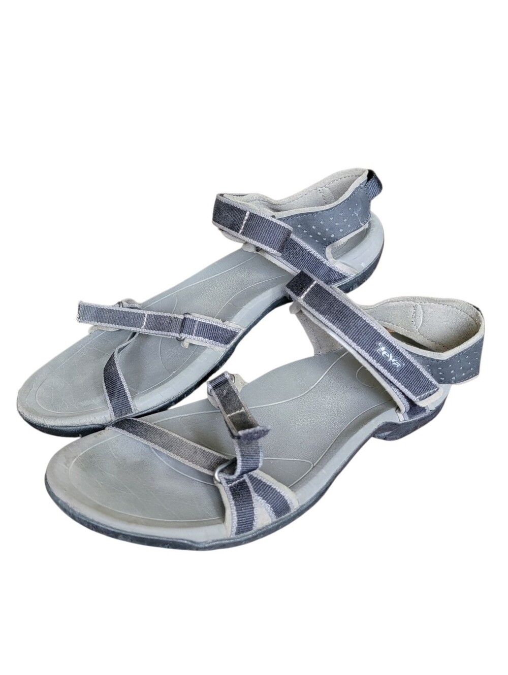 Teva Women's Gray Adjustable Strap Sandals